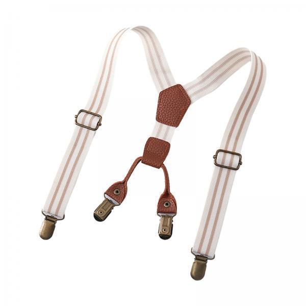 Suspender Clip Formal - Jongens Meisjes Elastische Bretels Y-vormige Lederen