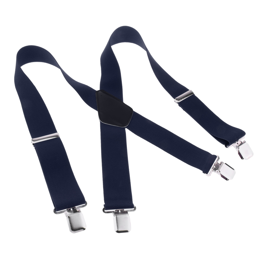 Suspender Clip Formal - Clip-bretels voor heren, verstelbare X-vormige broekbretels