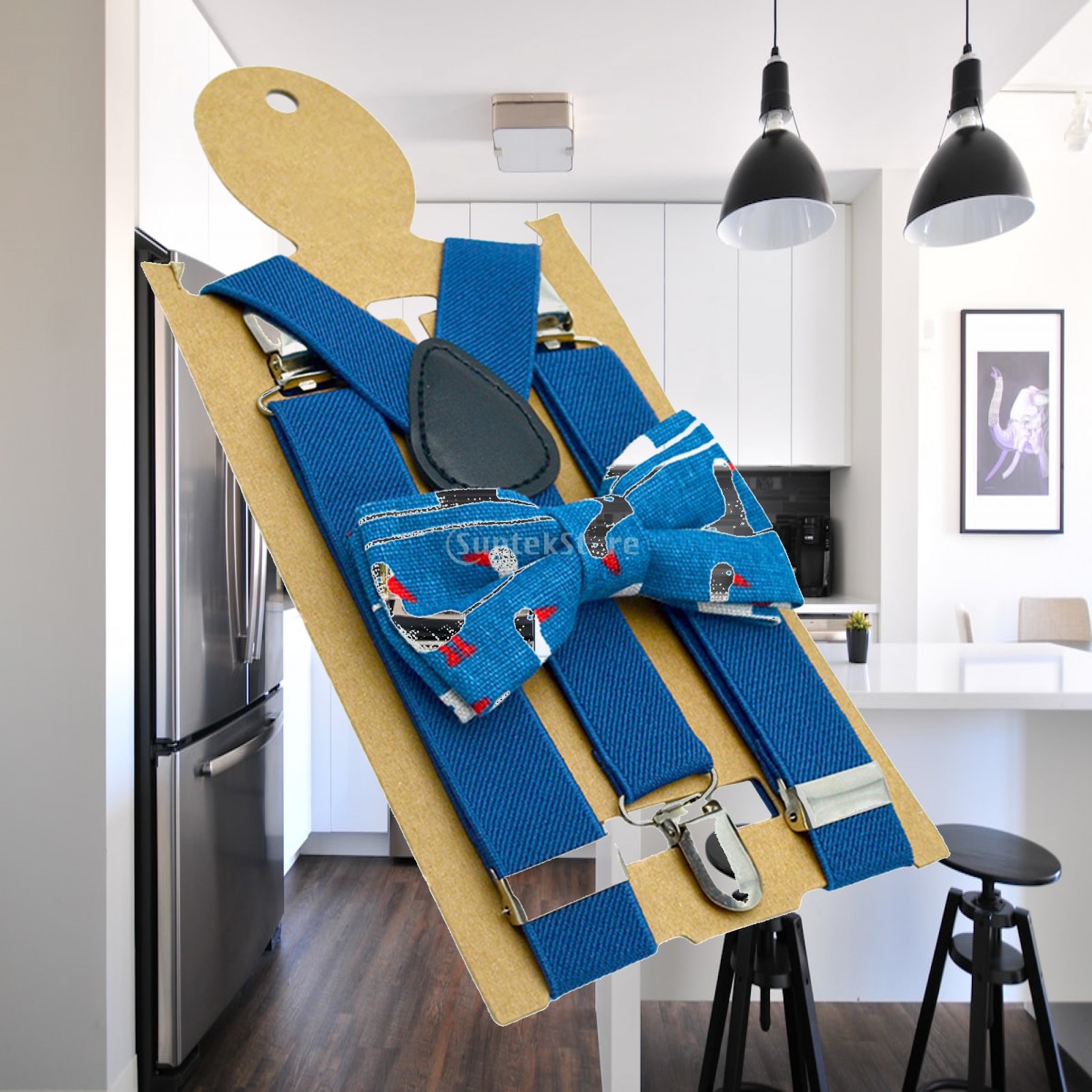 Suspender Clip Formal - Kinderen Bretels Vlinderdas Set met Sterke