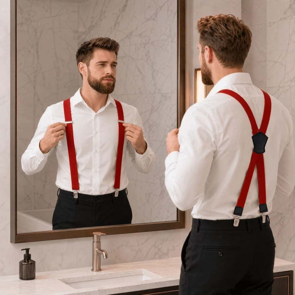 Elastische, stevige bretels, v - Suspender Clip Formal recensie en prijs