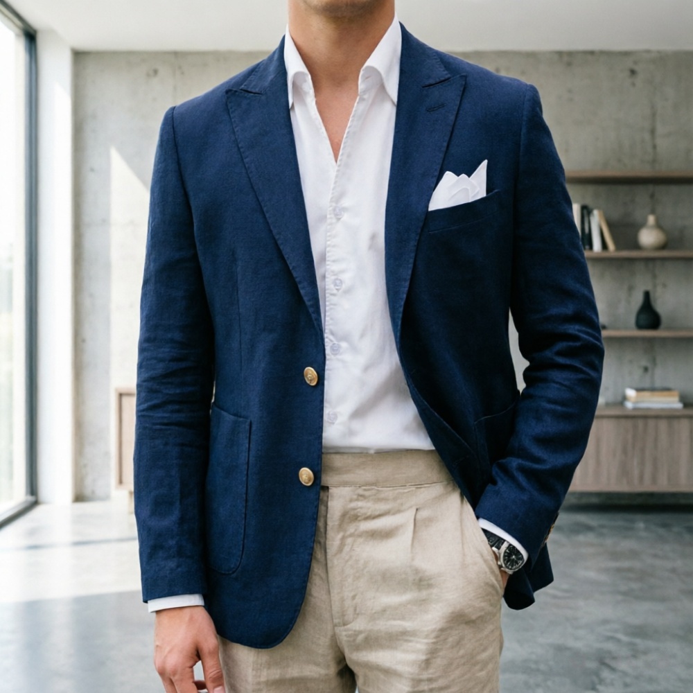 Linnen saliegroene herenpakken - Men'S Semi Formal Office Wear recensie en prijs