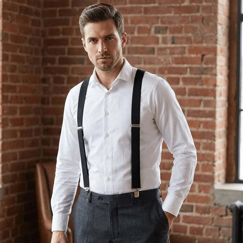 Nieuwe elastische, stevige bre - Suspender Clip Formal recensie en prijs