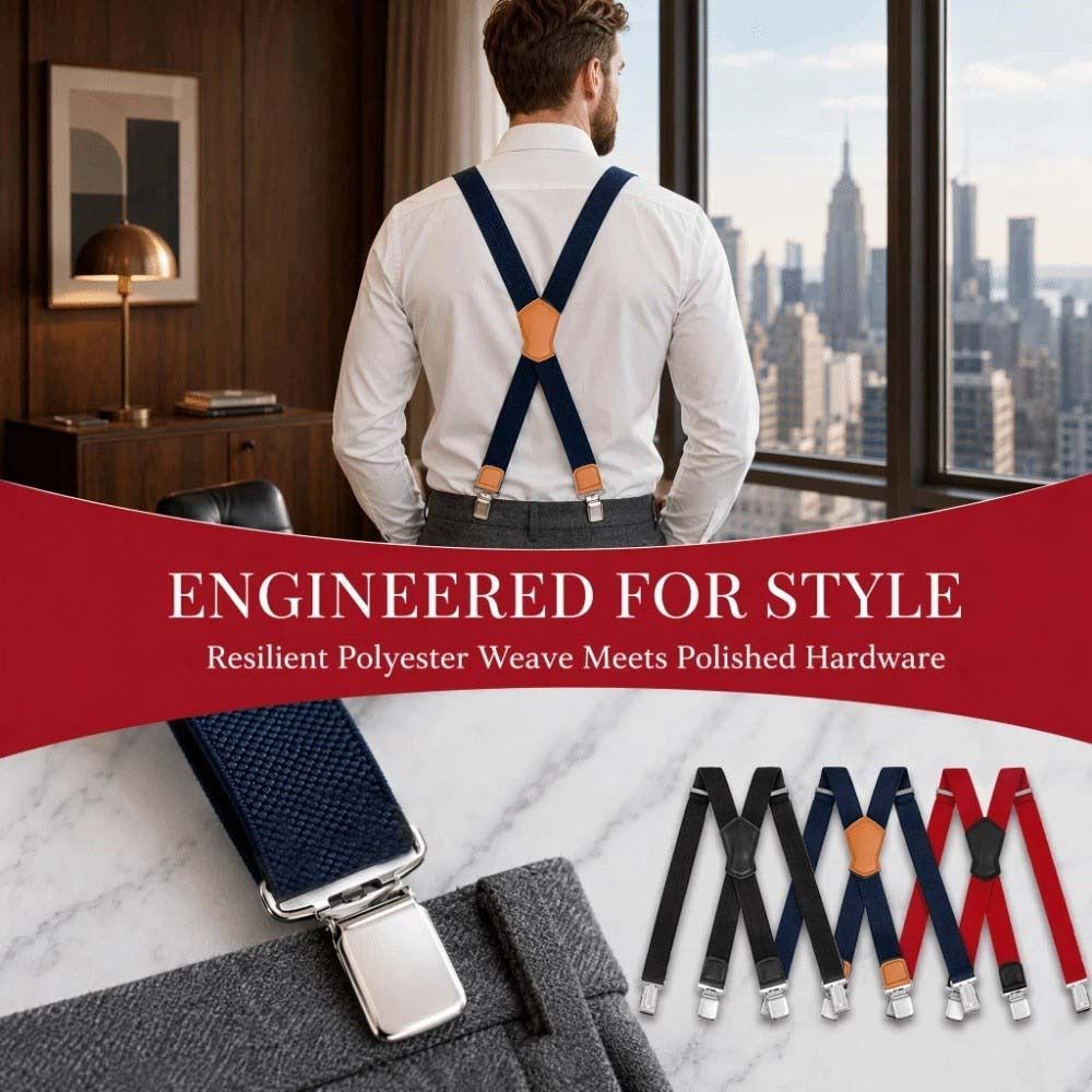 Nieuwe elastische, stevige bre - Suspender Clip Formal recensie en prijs