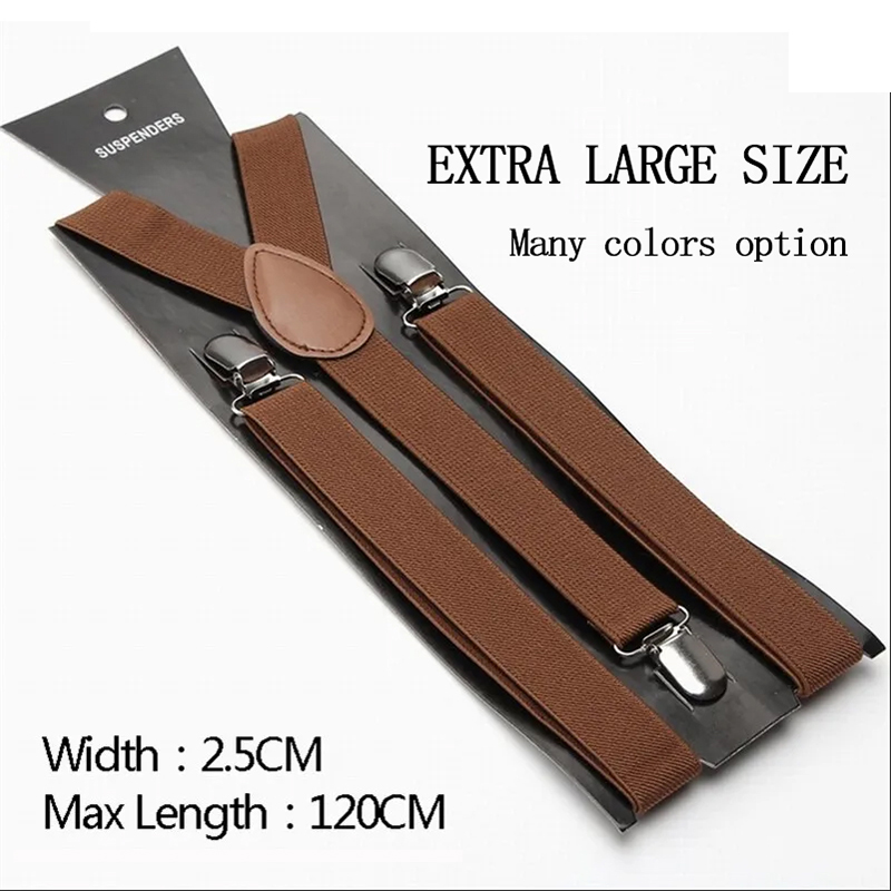 Unisex 2,5 cm bretels 37 kleur - Suspender Clip Formal recensie en prijs