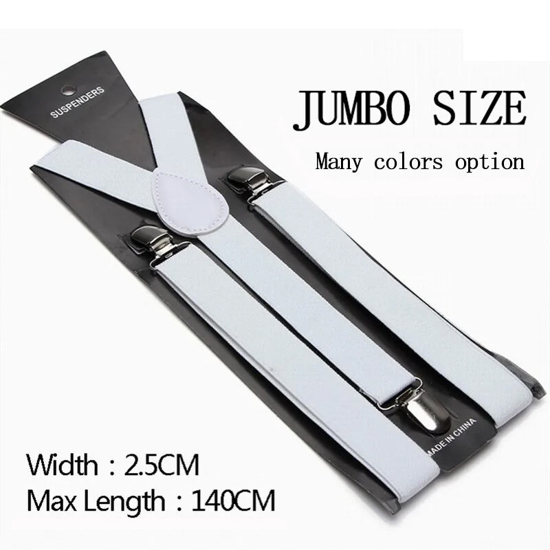 Unisex 2,5 cm bretels 37 kleur - Suspender Clip Formal recensie en prijs