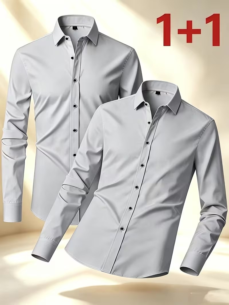 Lente/Herfst Kleding Knoopshir - Men'S Semi Formal Office Wear recensie en prijs